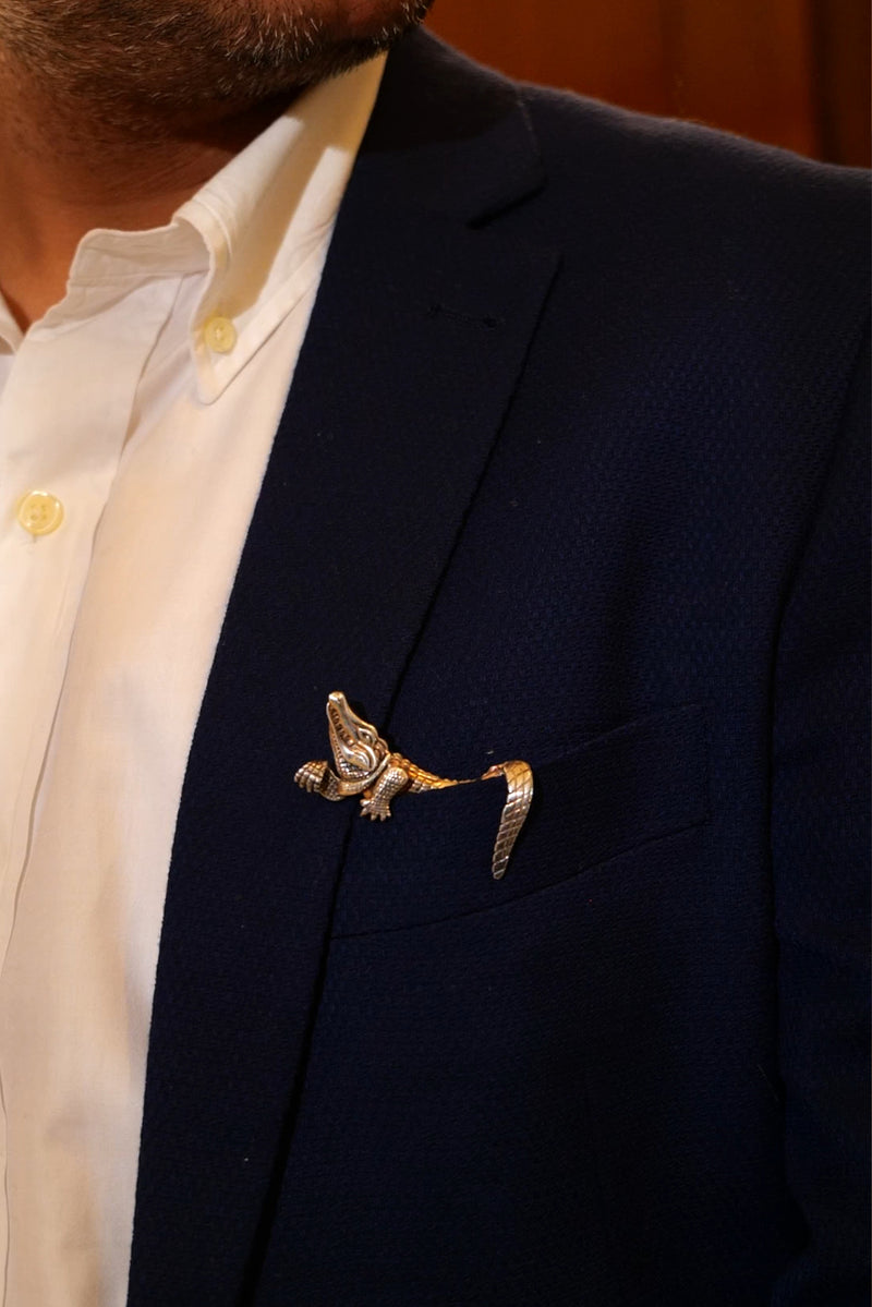 Alligator Brooch