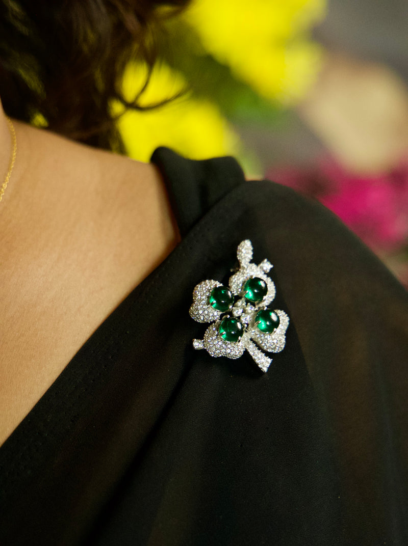 Clover Brooch