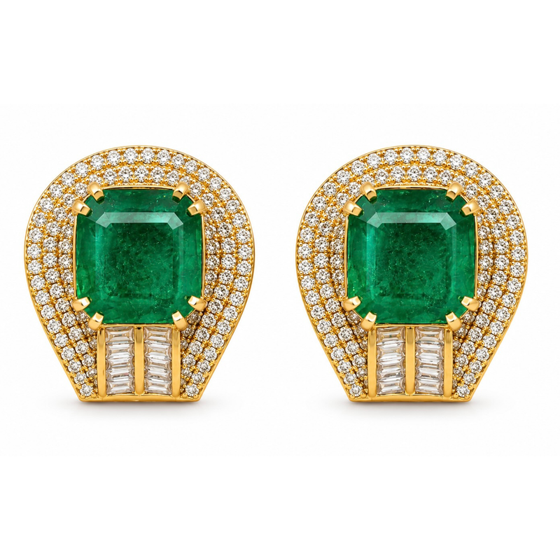 Panna Halo Studs