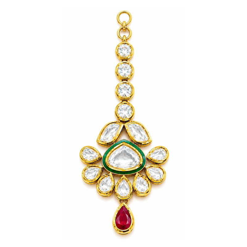 Polki Maang Tikka