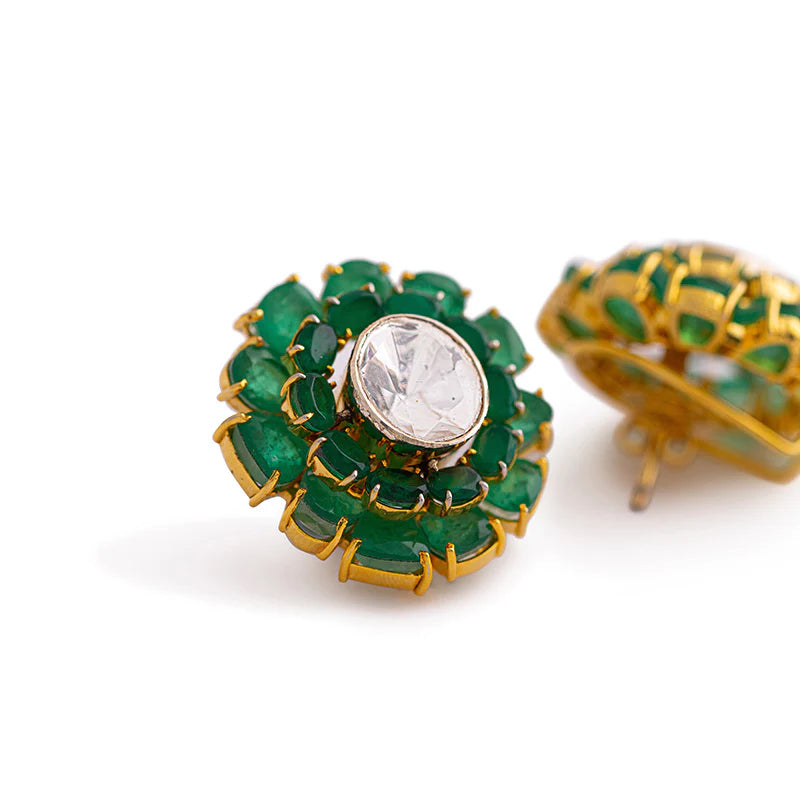MARIGOLD EMERALD EARRINGS