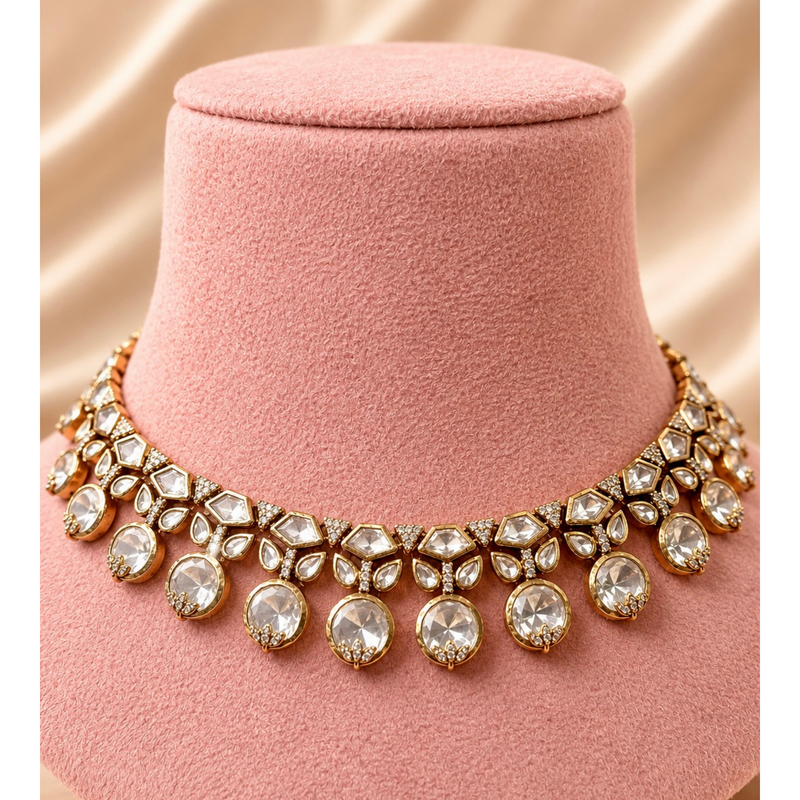 The Noor Polki Drops Set