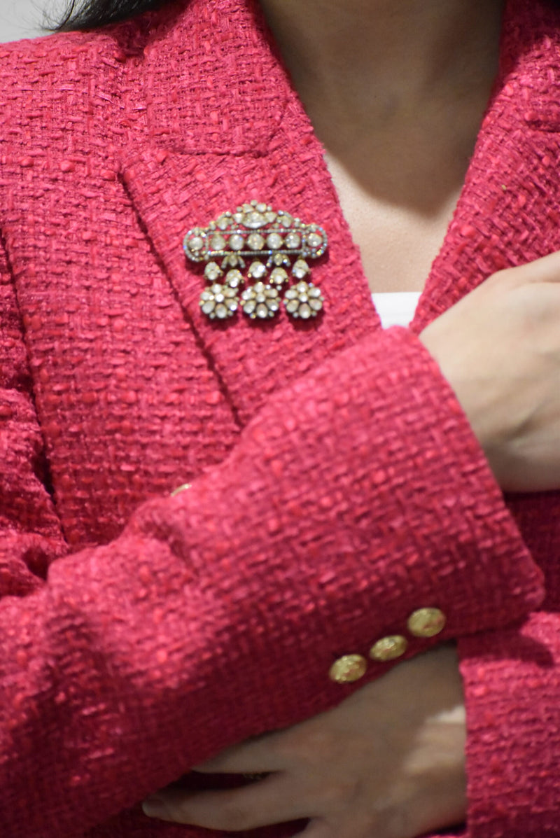 Vintage Polki Pin Brooch