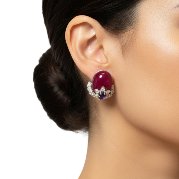 Pankhuri earrings model